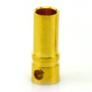 RC Products 3.5mm Gold Plated Female Bullet Connectors Plugs (Pack Of 2)