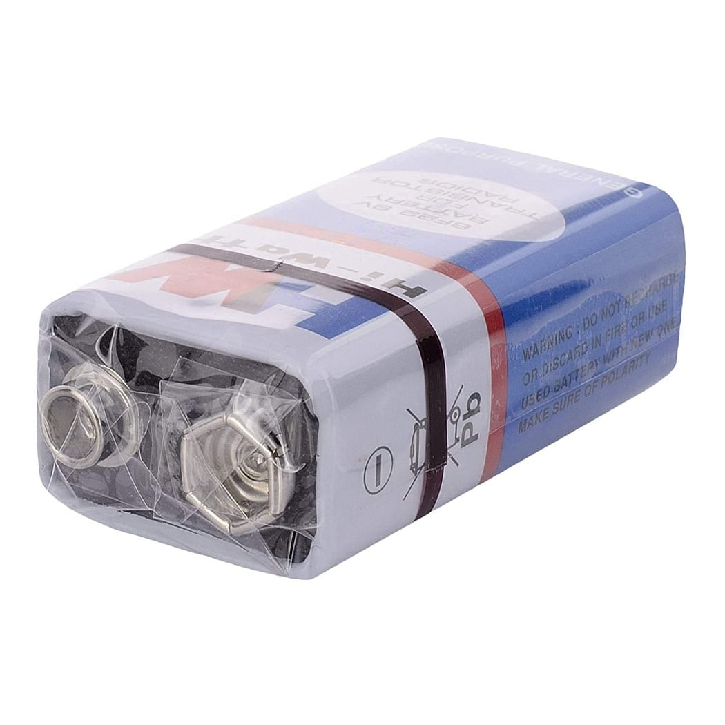 9V Battery, Non-Rechargeable - iduino