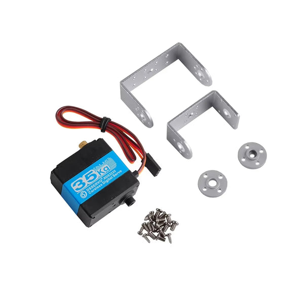 RDS3235_35kg_Coreless_Metal_Gear_Servo DSServo RDS3235 35kg Coreless Metal Gear Servo Stainless Steel Gear Digital Servo Motor With Standard Dual Shafts 90°, 180°, 135°, 270°, 360° (Optional) Degree Rotations Servo For Arduino, Robot, RC and Robotic Applications