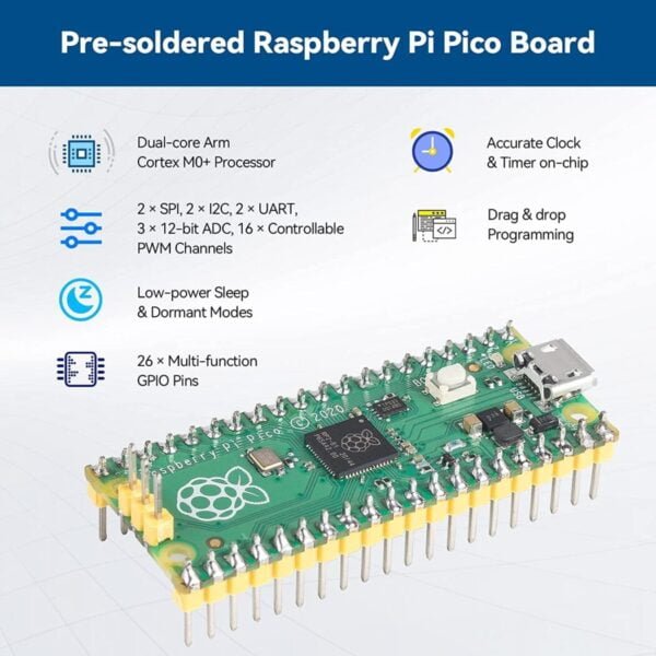 REES52 Raspberry Pi Pico Ultimate Starter Kit