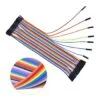 RK005-11 Female To Female Jumper Wires 20cm, Dupont Wires 2.54mm (40Pcs), Male To Male Connecting Wires, Reliable