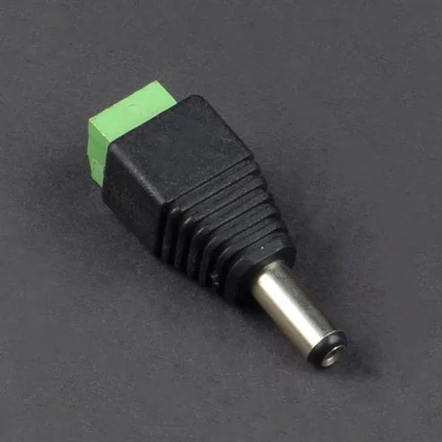 2.1mm x 5.5mm Male DC Power Plug Terminal Adapter Connector for CCTV Camera