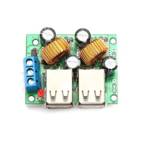 4-Port USB Step-Down Converter Power Supply Buck Converter Board Module DC 12V 24V 40V To 5V 5A For Car Charger Regulators