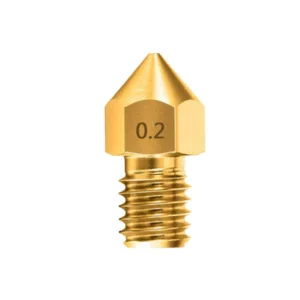 0.2mm 3D Printer Nozzle M6 FDM Extruder Nozzle for All Standard 1.75mm Filaments