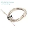 Aluminum Heater Block for MK7 / MK8 3D Printer and NTC 3950 100K Thermistor with 1 Meter Wiring and 12V 40W 620 Ceramic Cartridge Heater for 3D Printer - Convenient