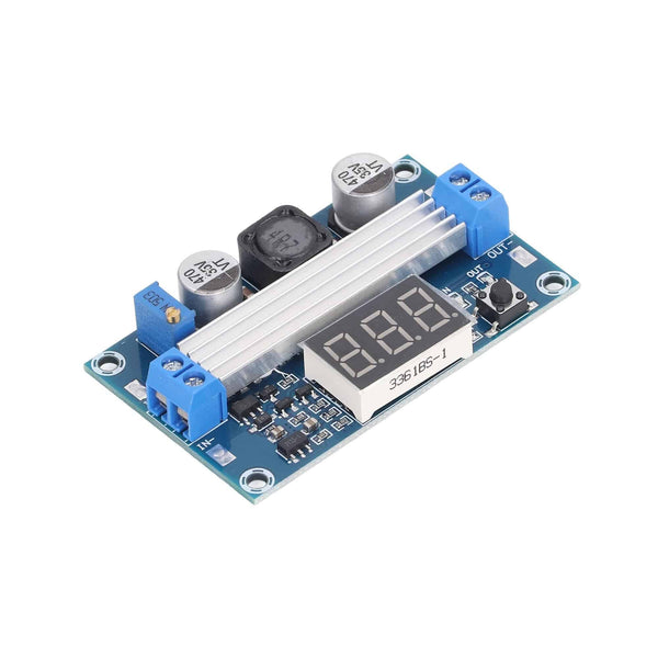 Boost Converter Module DC-DC High Power Adjustable Step-up Module 3.0-35V to 3.5-35V 100W with Digital Display Voltmeter