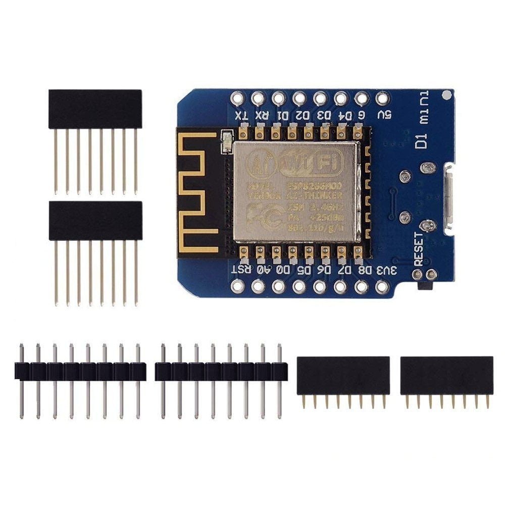 Wemos D1 Mini NodeMCU 4M Bytes Lua WI-FI IOT Development Board ESP8266  Based - Compact, Versatile, and Convenient - iduino