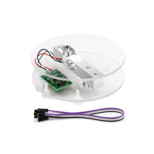 10Kg Weighing Sensor Kit 10 Kg Load Cell with HX711 Module Shell and 4P DuPont Wire Kit Electronic Weighing Sensor Kit
