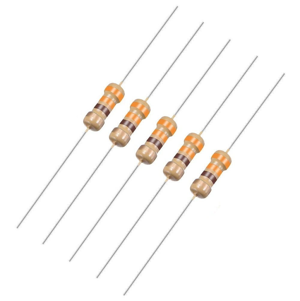100 Ohm Resistor 100 Ohm Resistance 1 4W Power Rating 5 Tolerance 