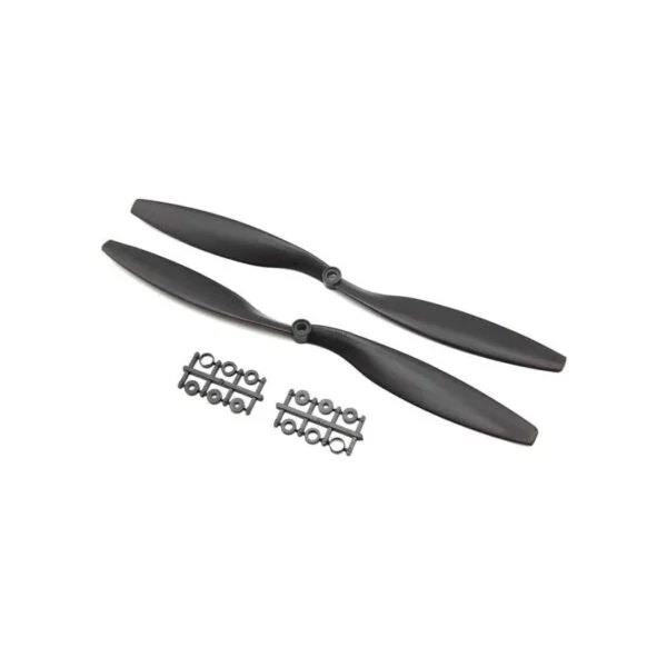 12*4.5 Propeller 1245 Carbon Fiber Nylon Propeller - CW&CCW - Black