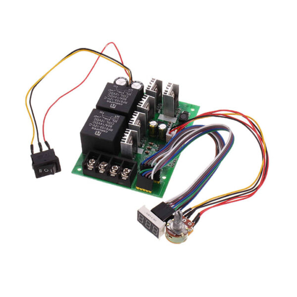 PWM DC Motor Controller PWM DC Motor Governor 10V-55V 12V 24V 36V 48V 40A Motor Speed Control Module Controller with Display