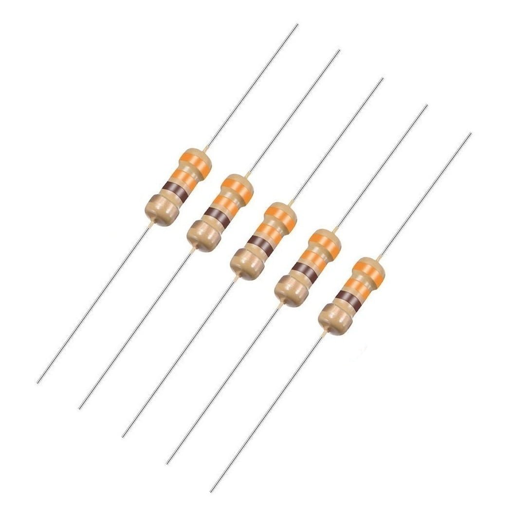 10K Ohm Resistor 1/4W Power Rating 5% Tolerance