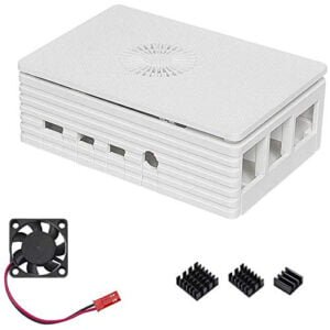 Raspberry Pi 4 ABS Premium Case For Model B White