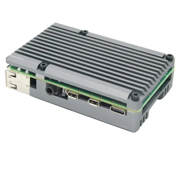 Raspberry Pi 4 Aluminum Alloy Metal Case Armor Enclosure Without Fan Gray