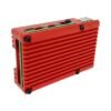 Raspberry Pi 4 Aluminum Alloy Metal Case Armor Enclosure Without Fan RED