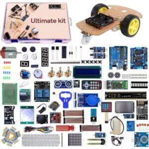 ELEGOO UNO Project Super Starter Kit with Tutorial, 5V Relay, UNO R3, Power  Supply Module, Servo Motor, 9V Battery with DC, Prototype Expansion Board