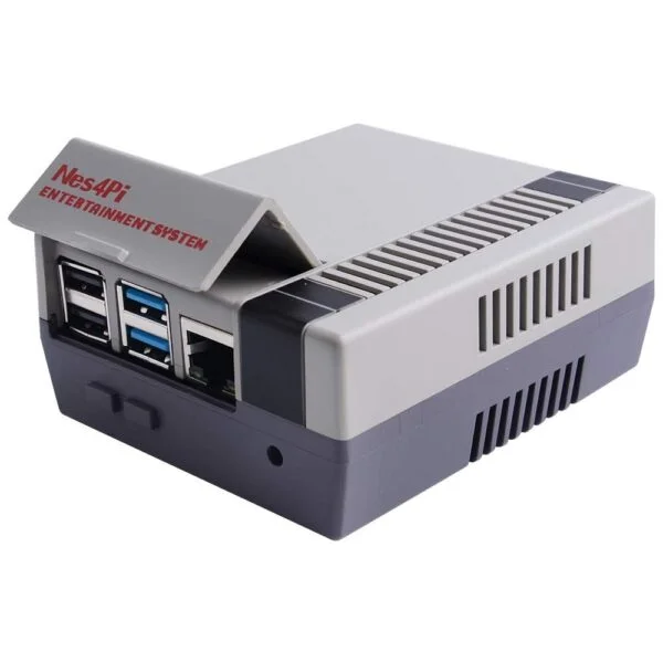 Retro Gaming Nes4Pi Case,fan,Heatsink for raspberry pi 4