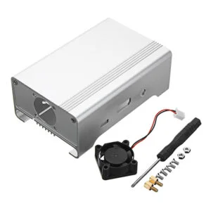 Aluminum Metal Case for Raspberry Pi 3 Model B/B+ (Silver)