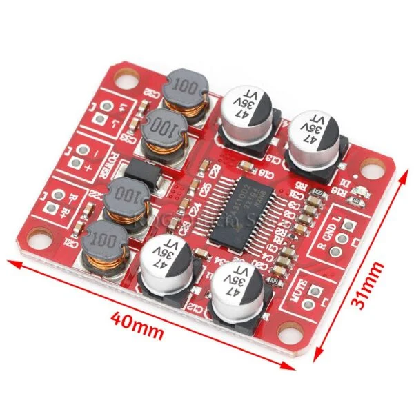 TPA3110 2X15W Dual Channel Digital Power Stereo Amplifier
