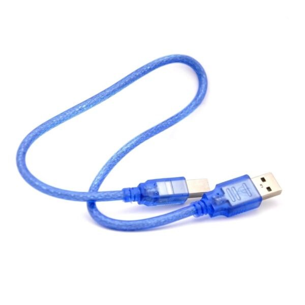 USB AB Cable For Arduino 3D Printer Cable 30CM MaleMale Type (Color May Vary)