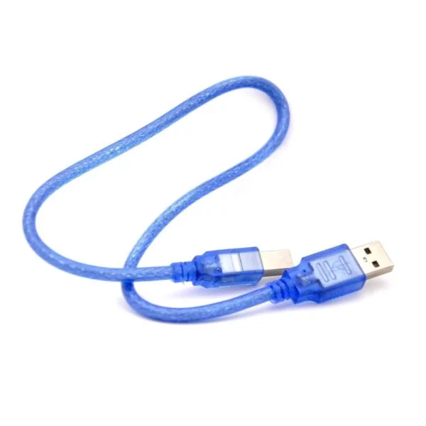 USB AB Cable For Arduino 3D Printer Cable 30CM MaleMale Type (Color May Vary)