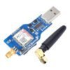 USB To GSM Serial GPRS SIM800C Module Wireless Bluetooth Board Sim900A Computer Control Calling With Antenna