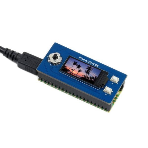 Waveshare 0.96inch LCD Display Module for Raspberry Pi Pico, 65K Colors, 160×80, SPI