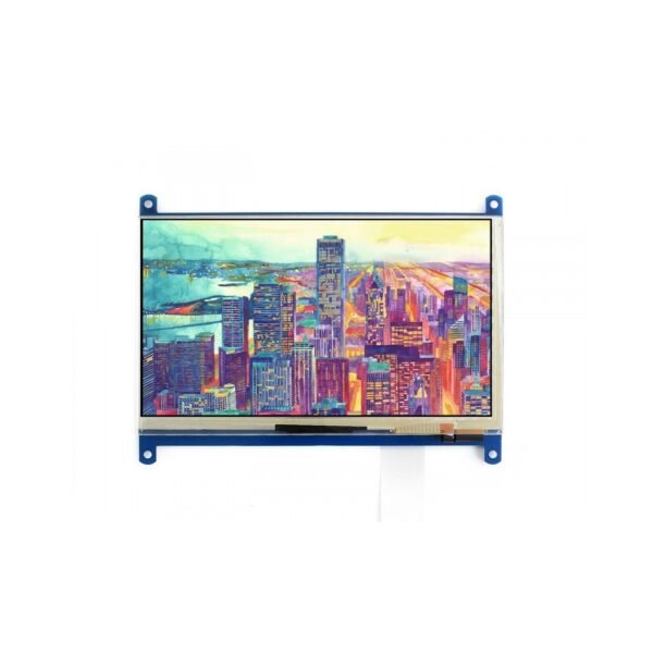 Waveshare 18 Cm (7 Inch) Capacitive Touch LCD Display (F) 1024x600 Compatible With Raspberry PI