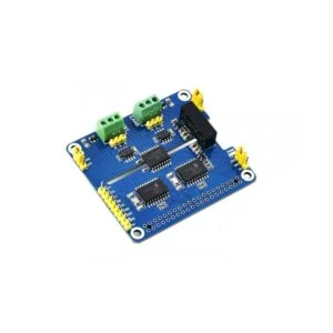 Waveshare 2-Channel Isolated CAN Expansion HAT For Raspberry Pi, Dual Chips Solution