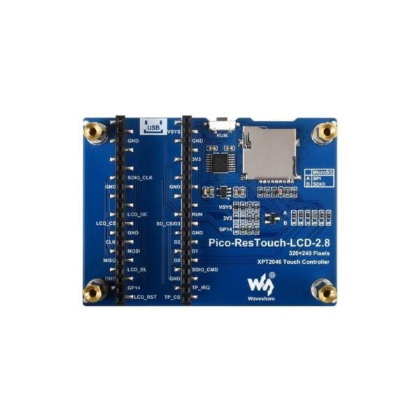 Waveshare 2.8 Inch Touch Display Module For Raspberry Pi Pico