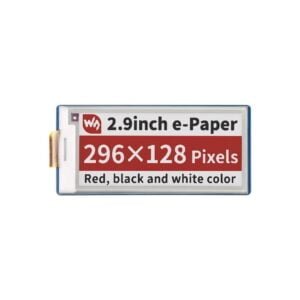 Waveshare 2.9inch E-Paper E-Ink Display Module (B) For Raspberry Pi Pico, 296×128, Red Black White, SPI
