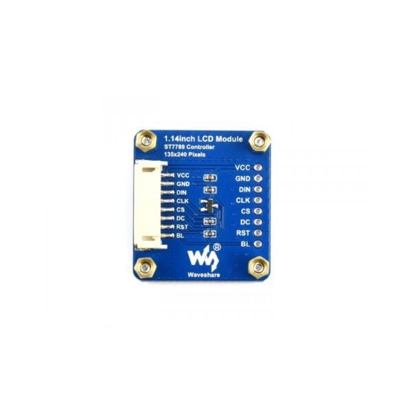 Waveshare 240×135, General 1.14inch LCD Display Module, IPS, 65K RGB