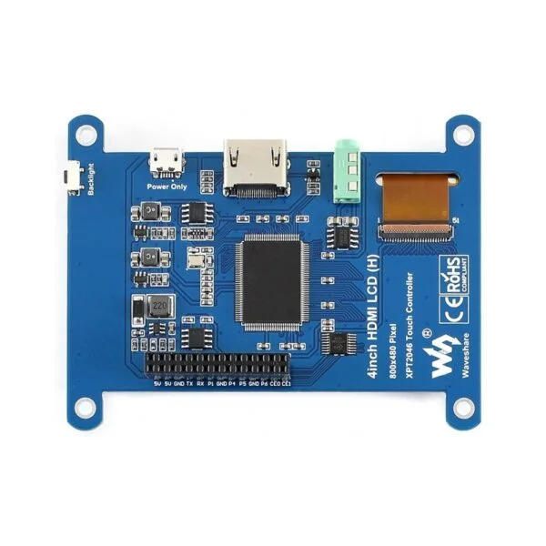 Waveshare 4 Inch Resistive HDMI LCD Display (H) 480x800