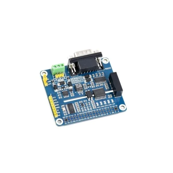 Waveshare Isolated RS485 RS232 Expansion HAT For Raspberry Pi, SPI Control