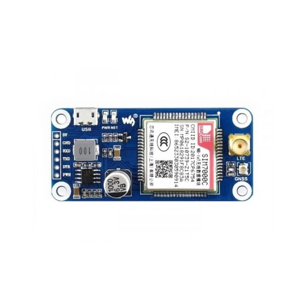 Waveshare NB-IoT EMTC EDGE GPRS GNSS Raspberry Pi HAT