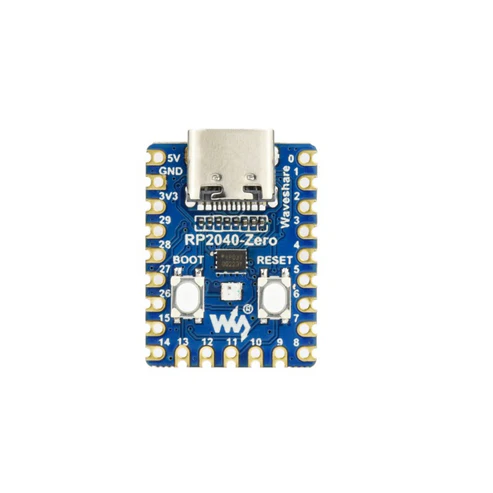 Waveshare RP2040-Zero Without Headers Raspberry Pi-based MCU RP2040 Module Compact Mini Version of Raspberry Pi Pico For Experience RP2040 Power In the RP2040-Zero