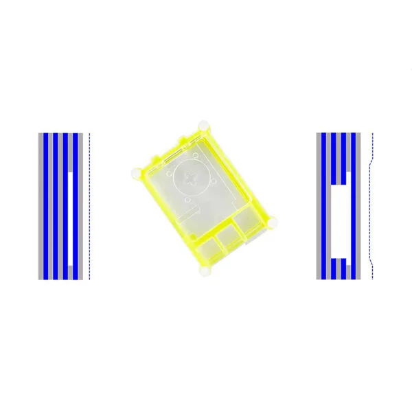 Raspberry Pi 4 9 Layer Acrylic Case Yellow
