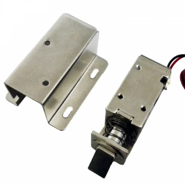 12V DC 0.6A 7.5W Solenoid Lock For Electric Door Lock