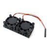 Raspberry Pi 4 Dual Fan With Heatsink Cooling System Double Cooling Fan