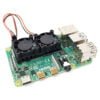 Raspberry Pi 4 Dual Fan With Heatsink Cooling System Double Cooling Fan