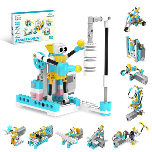 gif-6 makerzoid 72-in-1 Smart Robot Kit Intelligent DIY Robotics Kit Educational Learning Kit STEM Toy For Kids Building Robot Kit Birthday Gift For Kids 6+ Educational Robot Kit For Children