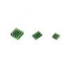 Aluminum Heatsink For Raspberry Pi 4 Model B - Pack Of 3 PCs Green