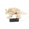 rs6400_4 DIY Wooden Triceratops RC Kit 3D Wooden Triceratops STEM Kit DIY 3D Wooden Triceratops RC Dinosaur STEM Toy Educational Wooden Dinosaur Remote Control Kit