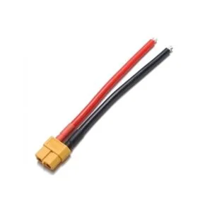 SafeConnect XT60 Female With 14AWG Silicon Wire 10cm