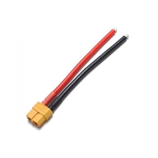 SafeConnect XT60 Female With 14AWG Silicon Wire 10cm