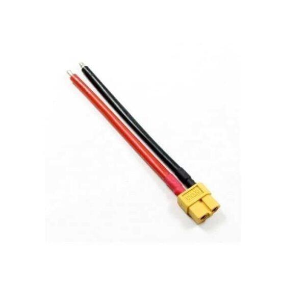 SafeConnect XT60 Female With 14AWG Silicon Wire 10cm