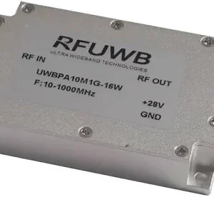 10–1000MHz 8W Wideband RF Power Amplifier 50Ω Class AB UWB Amplifier with SMA Female Connector – High Gain, Low Noise Module