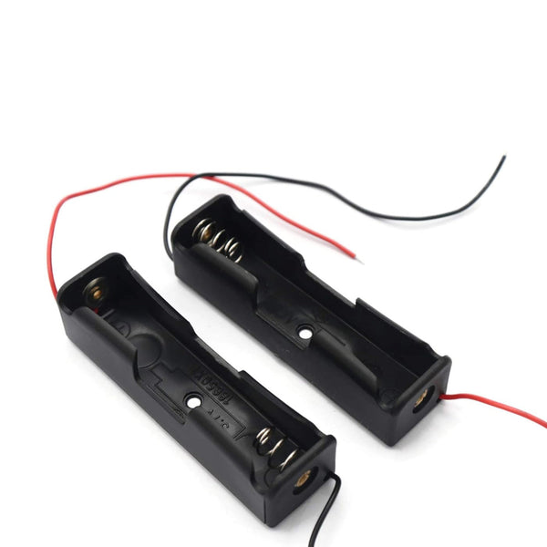single-battery3 Single 18650 Battery Holder With Wire Leads and Spring Contacts 3.7v Battery Case Reliable 18650 Battery Holder For Your Projects