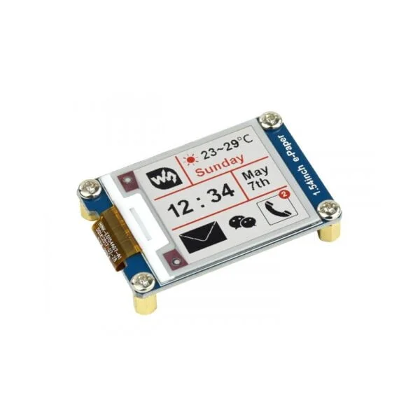Waveshare 200x200, 1.54inch E-Ink Display Module, Three-Color